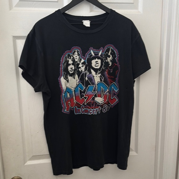 MadeWorn Other - AC/DC Black Graphic T-Shirt